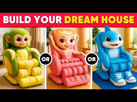 Would You Rather...? Build Your VIP Dream Home 🏡🍌🩰🦈 Daily Quiz