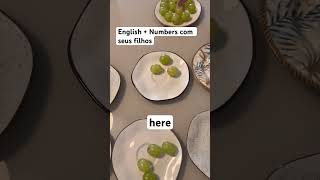 Um jeito simples e fácil de praticar inglês + matemática com seus filhos #languagelessons
