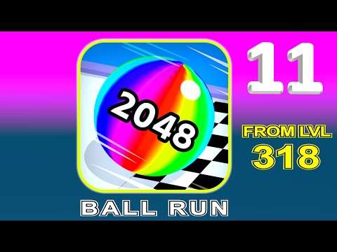 Ball Run 2048 Merge Race Run 3D ! All Levels Gameplay from 318 android #gaming #games #ballgame