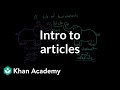Understanding Articles in English