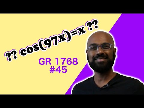 GRE Math Subject Test: GR 1768 #46 | Strange...