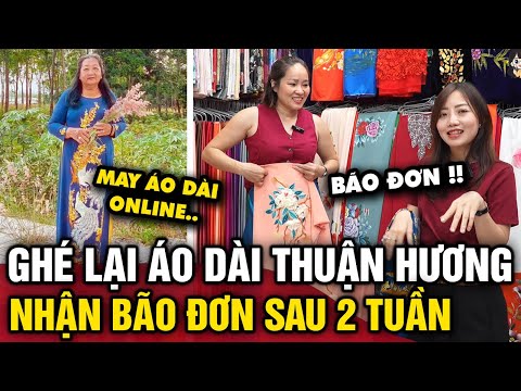 Ghé lại sạp áo dài Thuận Hương MAY 3 TIẾNG lấy liền chợ An Đông nhận TIN VUI từ anh chị | Tin 3 Phút