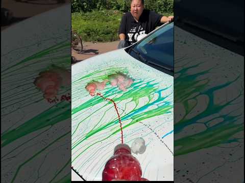 Pink Makeover Gone Wrong! 🚗🎨 | #shorts #video #viralvideo