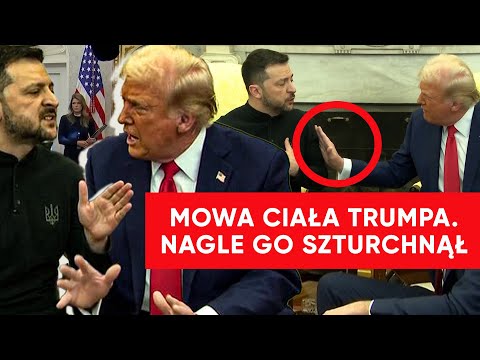 Nagle go szturchnął. Mowa ciała Trumpa i Zełenskiego. Gesty siły w trakcie awantury