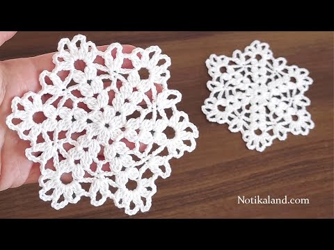 CROCHET EASY Crochet Snowflake Pattern