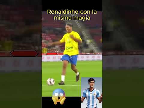 Ronaldinho con la misma magia  #futbol #ronaldino #realmadrid #ronado #fcbarcelona #cr7
