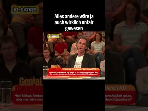 Alles andere wäre ja auch wirklich unfair gewesen #fake #ki #satire #schlantologie