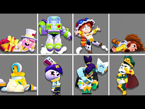 All Skins Winning and Losing Animations in Brawl Stars : New December 2024 Update !🔥 #toystory