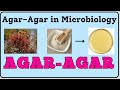 Agar Properties and Applications