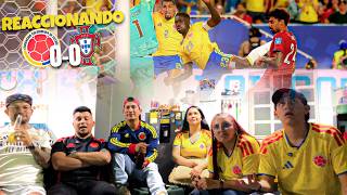 NOS ROBARON🔥Reacción al empate de COLOMBIA vs PORTUGAL con AMIGOS🏆Mundial 2026