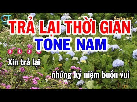 Karaoke Trả Lại Thời Gian Tone Nam ( Am ) Nhạc Sống Tuấn Kiệt