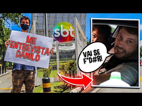 Fiquei no SBT até o Danilo Gentili me ENTREVISTAR na TV