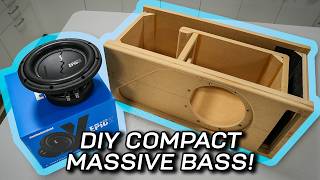 Big bass, small space! 8" Custom Slot Port Subwoofer Box STEP-BY-STEP AudioControl EPICX