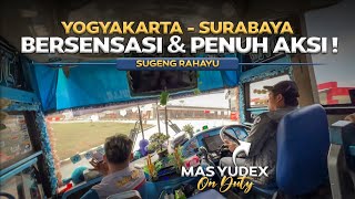 BERSENSASI !! Yogyakarta - Surabaya Naik Artisnya Bus Sugeng Rahayu 7373 "Pringgodani".