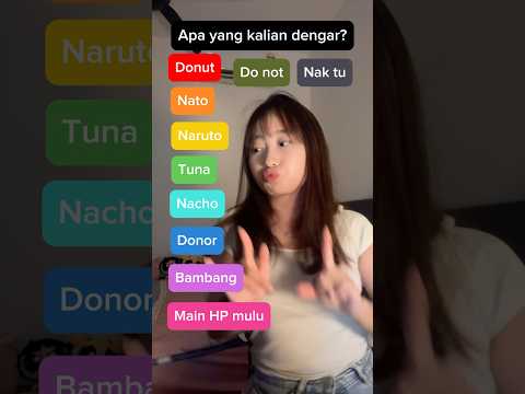 Apa yang kalian dengar? Kalo aku donut