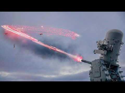 US Loading & Firing Super Scary $20 Million Gatling Gun in Middle of Night