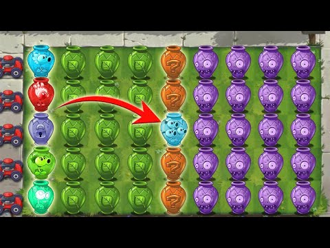 Pvz 2 Discovery Vasebreaker - All PEA Plants vs All zombies