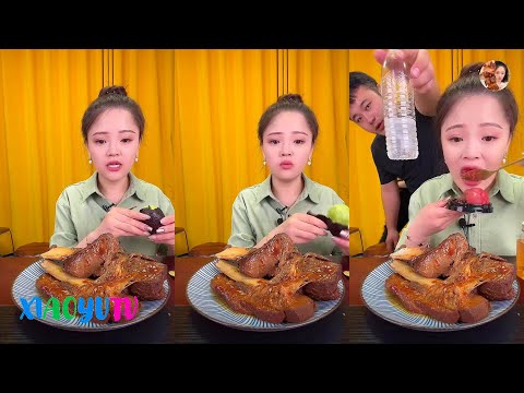 【Xiaoyu Mukbang】XIAOYU EATING SHOW。MUKBANG SATISFYING。Mukbang Chinese。N02。060322。8