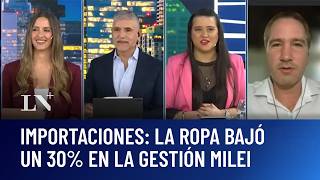 Importaciones: la ropa bajó un 30% en la gestión Milei