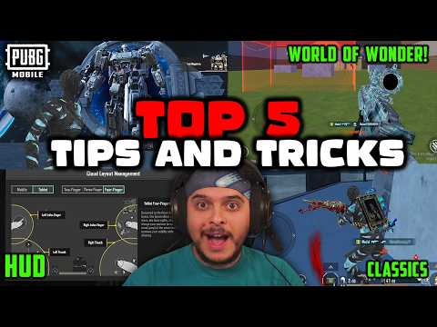 TOP 5 TIPS FOR BEGINNERS in PUBG MOBILE (2025)