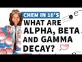 Radioactive Decay and Particle Emission