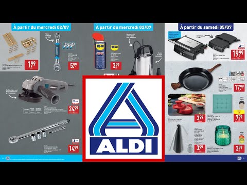 catalogue ALDI du 1er juillet ✅ Arrivage bricolage, cuisine, rentrée scolaire 2025 🔥