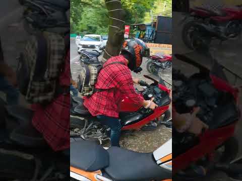 Street race with a girl rider!! Duke 390 vs r15 // #HoneyBoy