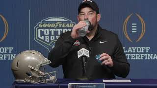 Ohio State press conference after losing to Miami Hurricanes