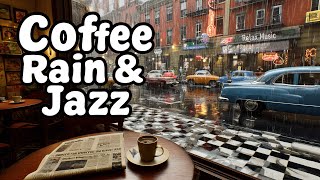 Coffee, Rain & Jazz in 1950s New York — Like Time Never Moved 🌧️🗽
