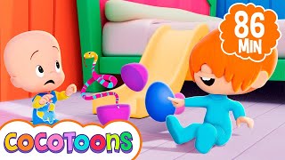 10 ovos na cama 🥚 e mais músicas infantis em português com Cleo e Cuquin | Cocotoons Brasil