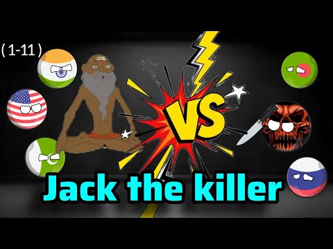 Jack the killer 😈 Series | Country balls horror series | #viral #trending