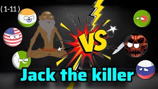 Jack the killer 😈 Series | Country balls horror series | #viral #trending