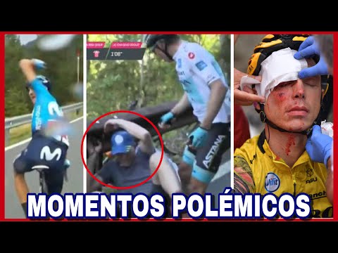 TOP 5 Momentos POLÉMICOS 🤬 del CICLISMO
