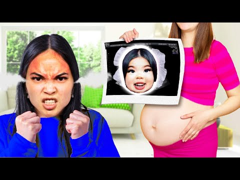 Sister VS Baby Sister! How To Survive a New Sibling | IF My Mom was Pregnant Funny By Crafty Hacks