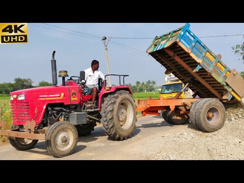 Mahindra 585 di power plus tractor with fully loaded trolley | John Deere tractor power | CFV
