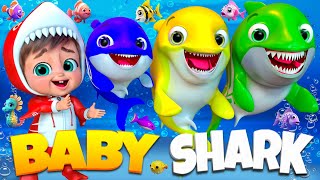 Baby Shark's Fun 1️⃣🦈, Wheels on The Bus Song , ABC ,Bath Song,   #babyshark #cocomelon