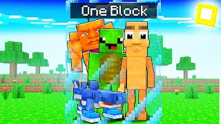 Gefangen Auf EINEM CHUNK mit BRAINROTS XXL in Minecraft!