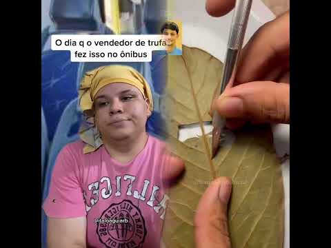 Cada vendedor de trufa tem suas estratégis de venda KKKKKKKKKK  #humor #onibus #salvador