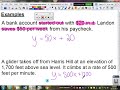 Exploring Slope-Intercept Form in Word Problems