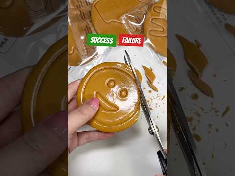 Dalgona Game Scissor Challenge✂️ #dalgona #challenge