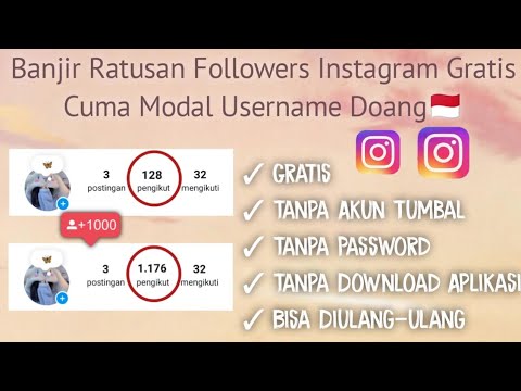 [tanpa login] BANJIR RIBUAN FOLLOWERS INSTAGRAM GRATIS TIAP HARI❕️‼️✔️
