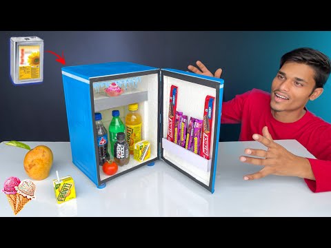 घर पर बनाएं Mini Fridge ❄️ 100% WORKING ✅ How To Make Mini Refrigerator at home