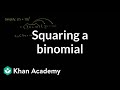 Squaring Binomials and Distributing