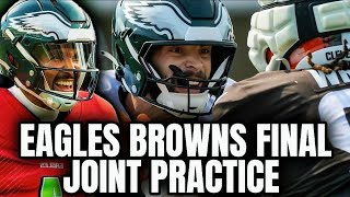 Day 2 Eagles Browns Joint Practice Training Camp 