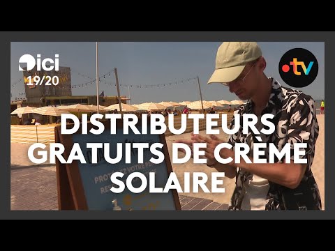 Des distributeurs gratuits de crème solaire installés pour protéger les vacanciers au Touquet
