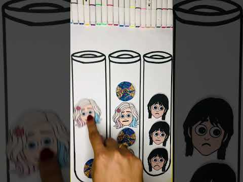 Wednesday puzzel game diy idea for bigneers #satisfying #viral #wednesday