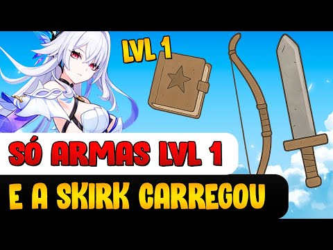Usei só armas LEVEL 1 no ABISMO… e a SKIRK carregou tudo!