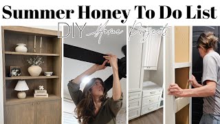 Summer DIY Home Projects / Simple Ways to Update Your Home / Finishing Projects & Starting New Ones