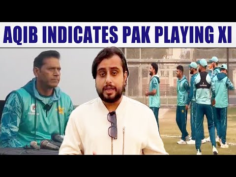 Pakistan practice session & Aqib Javed on playing XI