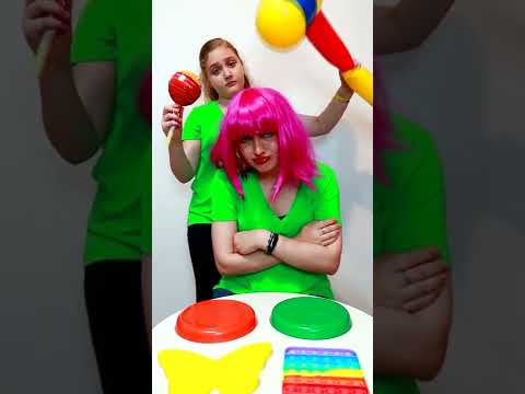 Green vs Red with Sweets #shorts by BettyL Club and Laura Vrabie